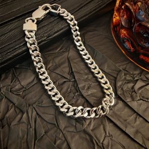 Sterling Silver 5.5mm Cuban Bracelet